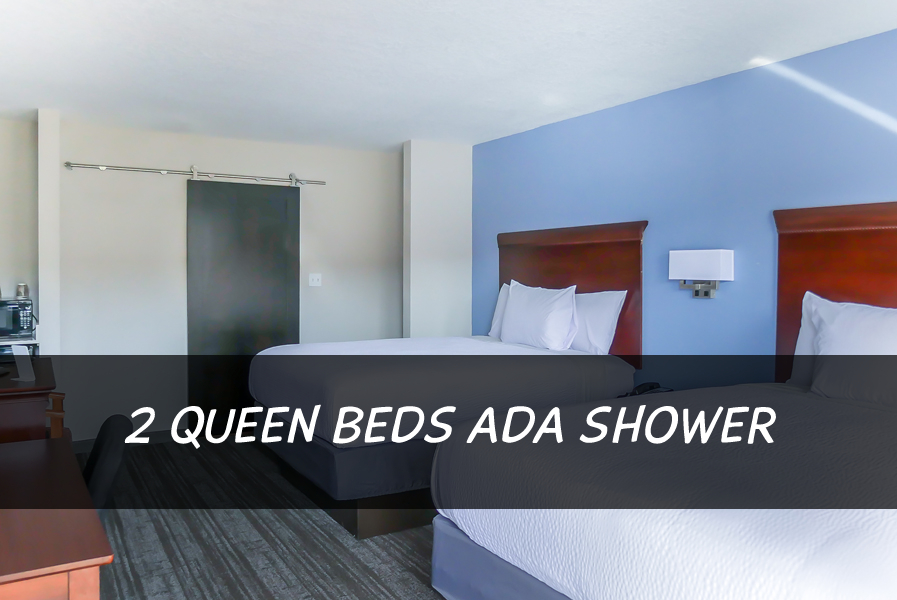 2 QUEEN BEDS ADA SHOWER NON-SMOKING